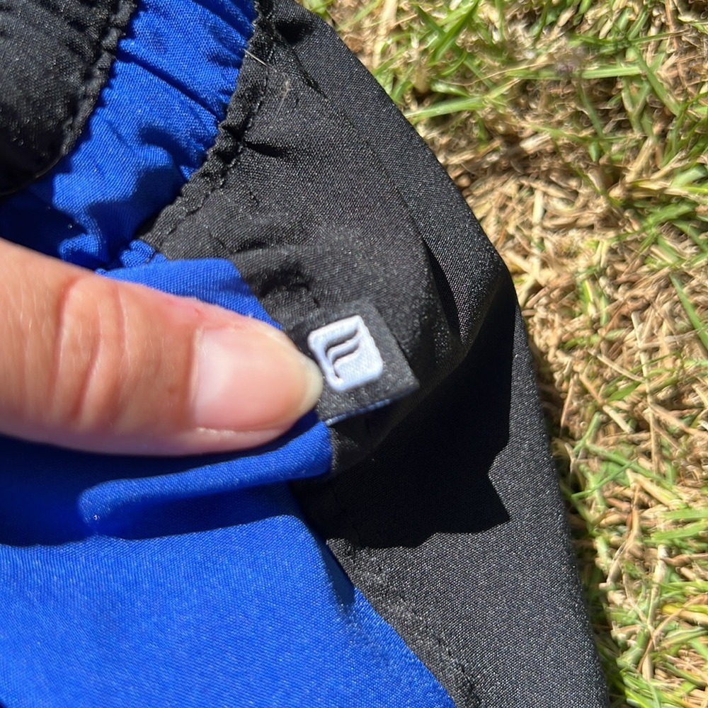 Fabletics Jogger Size Small Black And Blue Pant - image 5